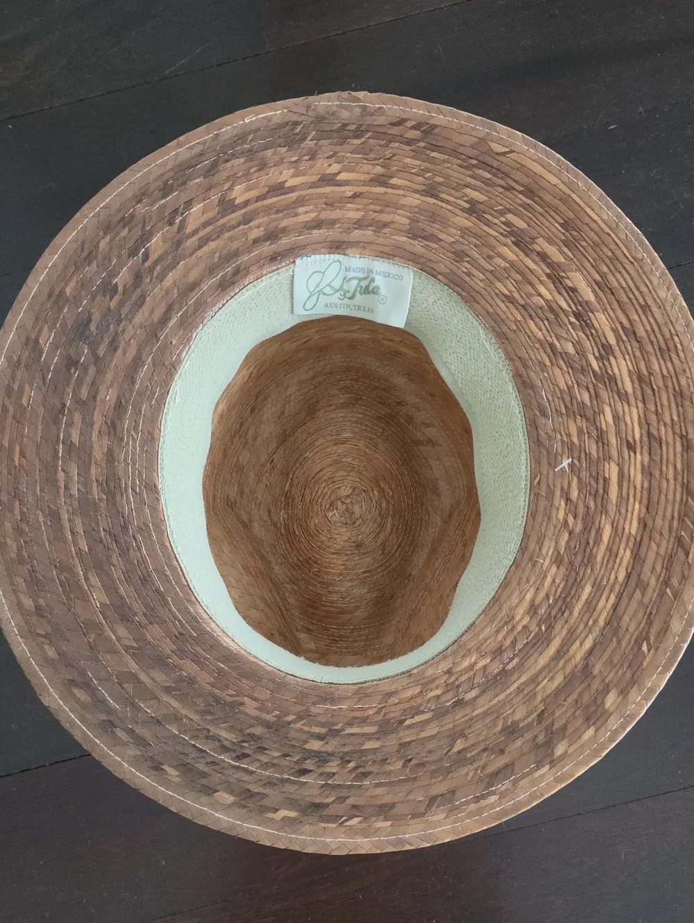 NWT TULA STRAW SUN HAT SUNHAT EXPLORER OLIVE BAND SZ L/XL $52 Hand Woven Mexico